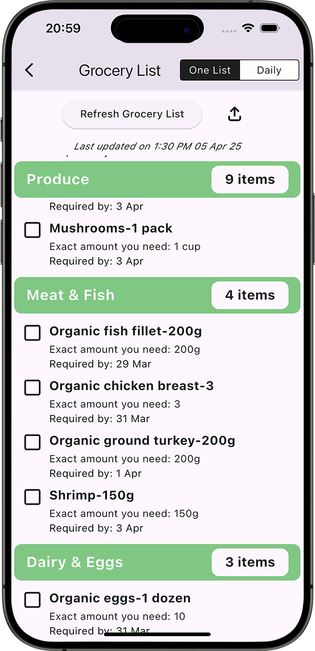 Grocery Shopping made easy